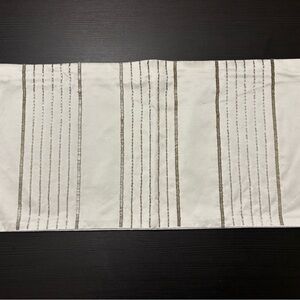 Beaded Lt Grey and Silver Decorative Pillow Cover